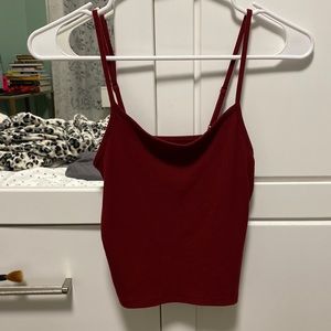 AE Red Crop Cami
